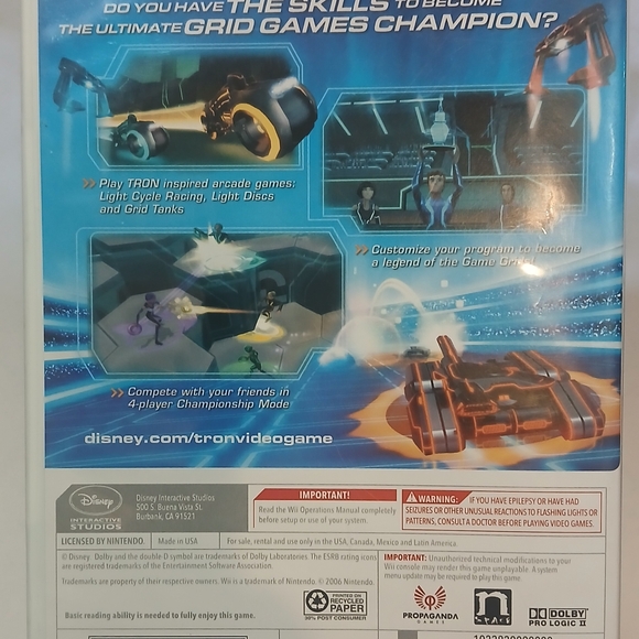 Disney TRON‎ Evolution Battle Grids - Blue and Orange - Picture 3 of 3